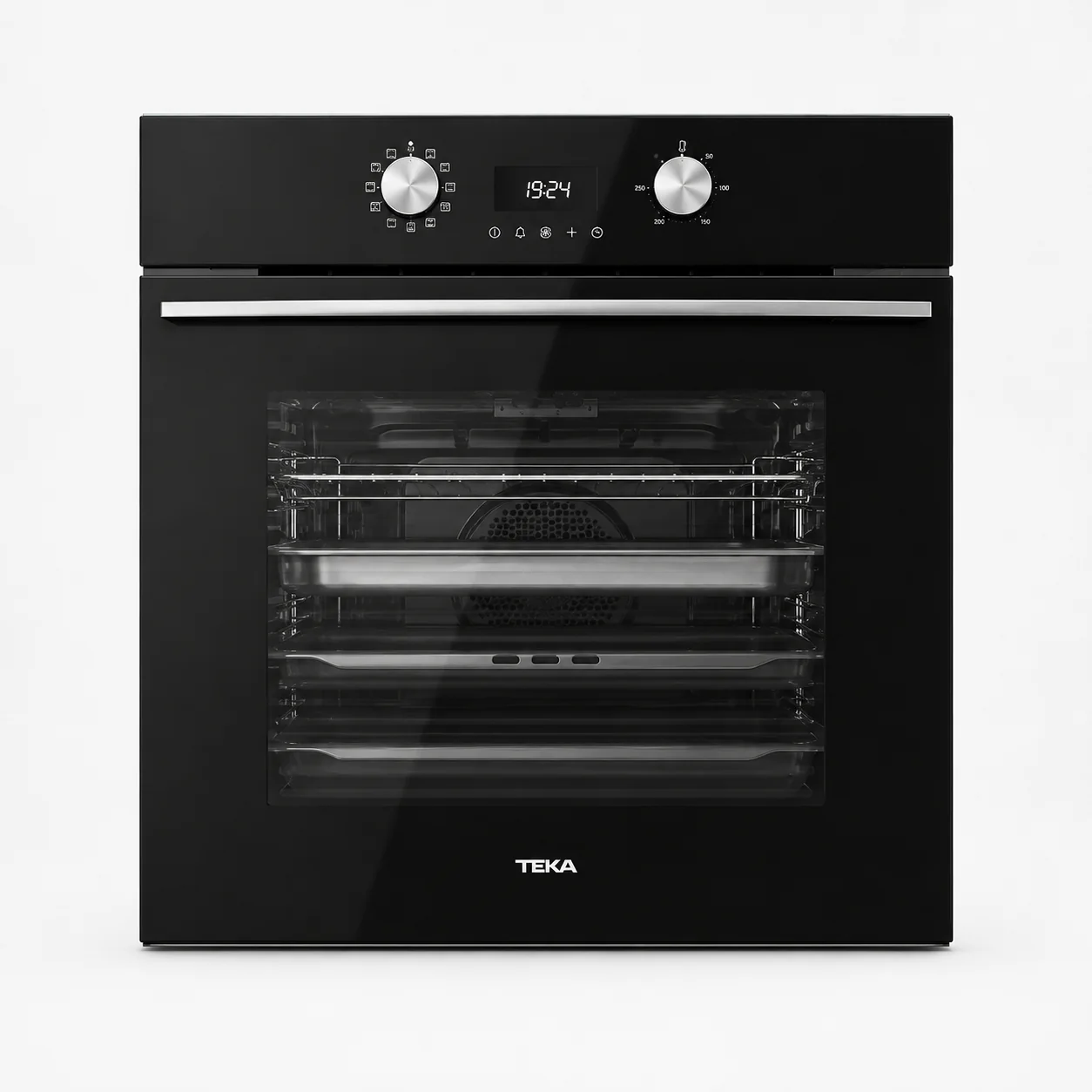 Four Teka SteamGourmet HLB 8550 SC noir, vue de face